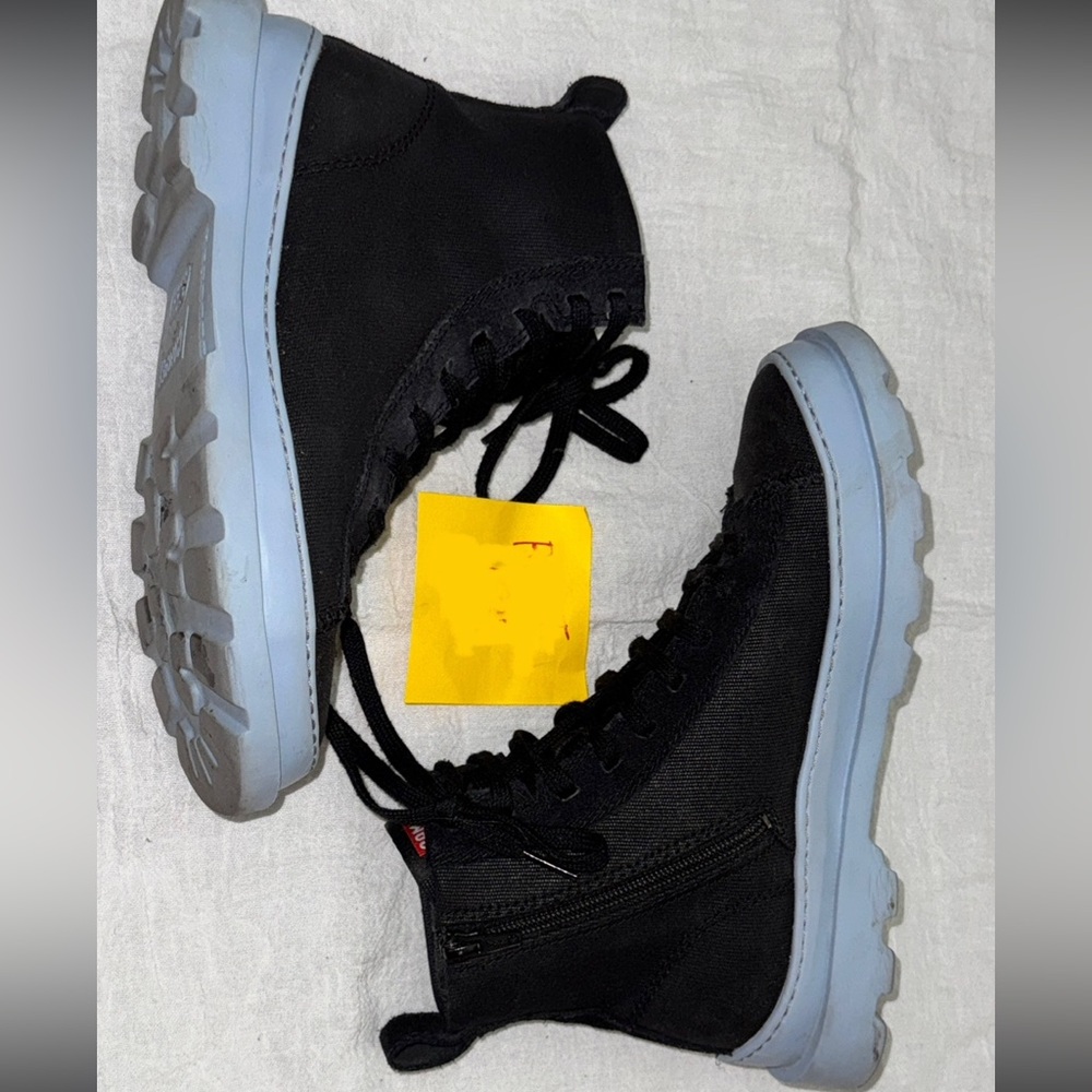 Camper Black and Blue Women’s High-Top Sneakers, Size 8. $80 orig $180 - Picture 4 of 5